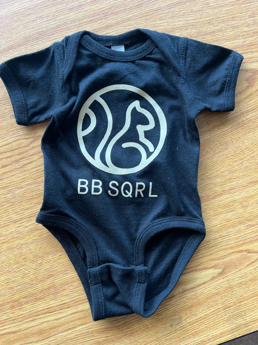 BB SQRL Newborn onesie